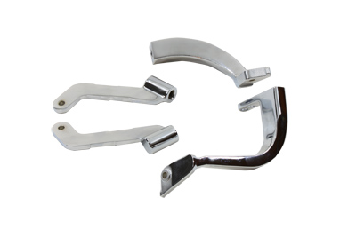 Chrome Floorboards Bracket Mount Set for 1983-up FLT