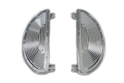 Replica Driver Footboard Set with Chrome Inserts for 1940-1965 BT