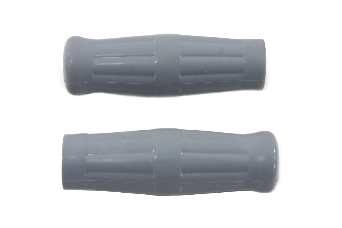 Vintage Style Grey Handlebar Grip Set