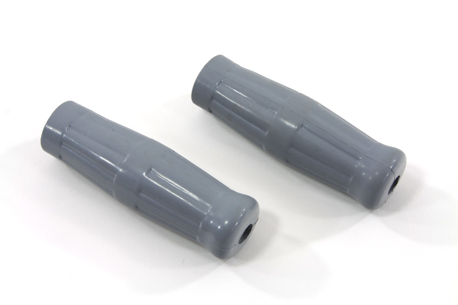 Vintage Style Grey Handlebar Grip Set