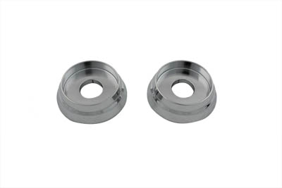 1-1/4" Riser Sleeves Chrome for Harleys with Drag Bars