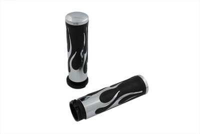 Hot Rod Flame Style Grip Set for 1996-UP Harley Big Twin & XL