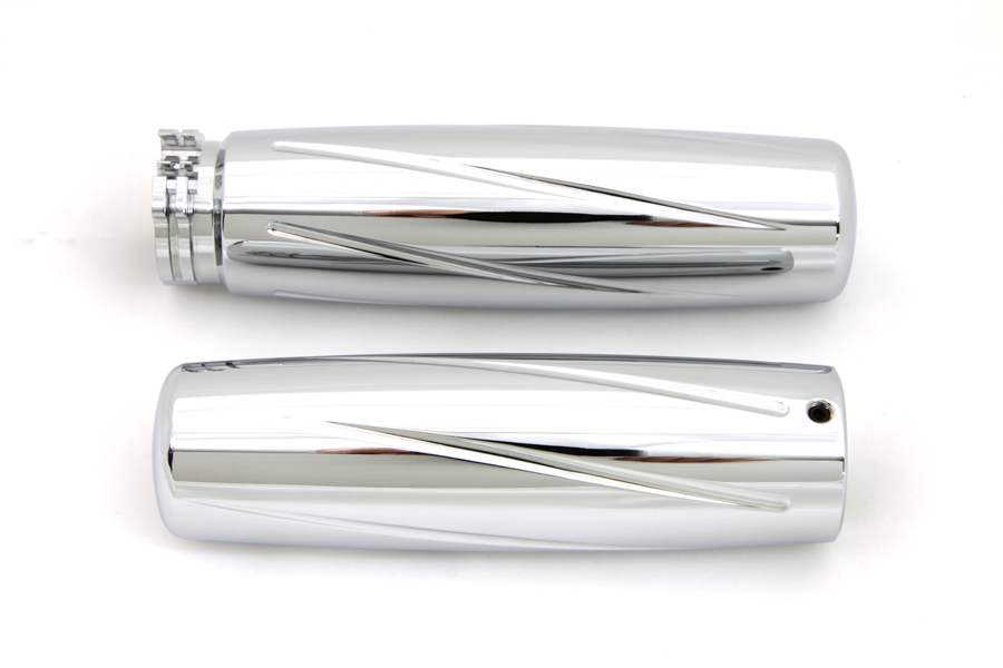 Billet Spiral Style Grip Set for 1974-UP Harley Big Twin & XL Sportste