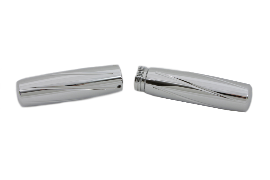 Billet Spiral Style Grip Set for 1974-UP Harley Big Twin & XL Sportste