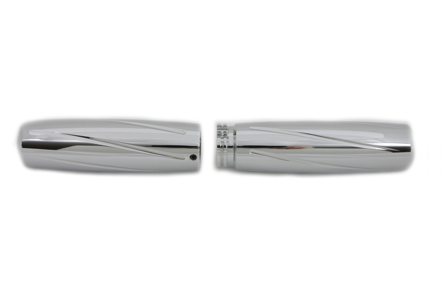 Billet Spiral Style Grip Set for 1974-UP Harley Big Twin & XL Sportste
