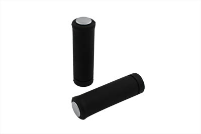 Replica Black Stock Style Grip Set for 1974-UP Harley & Customs