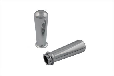 Chrome Billet Slugger Style Grip Set for 1974-UP Harley & Customs