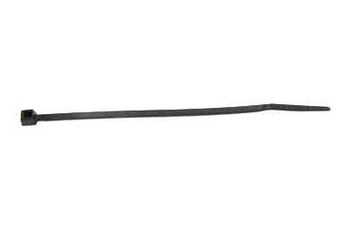 Black 4\" Length Nylon Tie Straps - 100 Pack