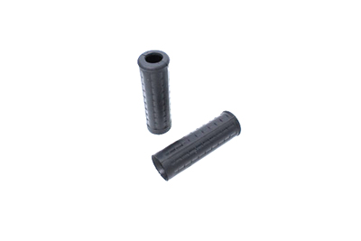 Replica Black Waffle Handlebar Grip Set for 1974-UP Harley & Customs