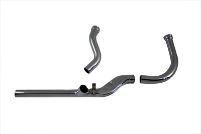 Chrome 2 into 1 Exhaust Header for Harley 1965 FL Panhead