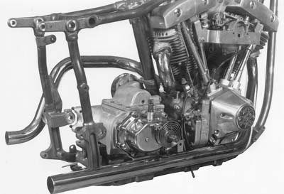 Chrome Paughco true dual exhaust system for FL 1948-1964 Panhead