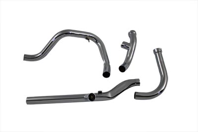 Paughco Dual Crossover Chrome Exhaust System for FL 1965