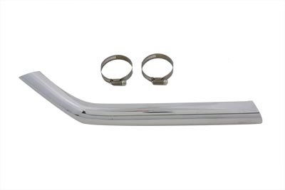 Chrome Exhaust Crossover Heat Shield 1980-1984 Harley FXWG