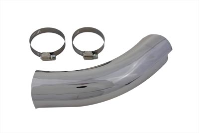 Chrome Rear Exhaust Pipe Heat Shield for XLH 1957-84 Harley Sportster