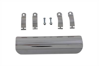 Chrome Smooth 7 in.Heat Shield for Big Twin & XL Sportster