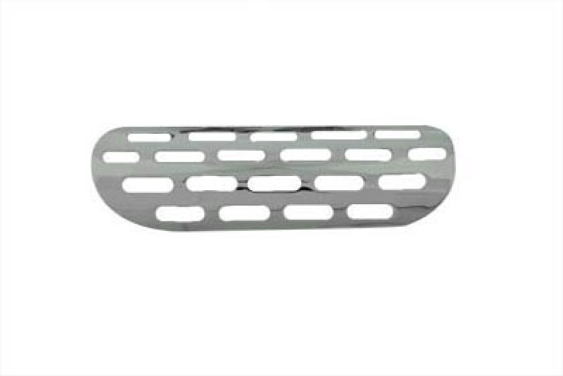 Chrome Perforated 9 in. Heat Shield for Harley Big Twin & XL