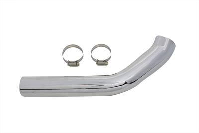 Chrome Exhaust Rear Heat Shield for Shot Gun Drag Pipes