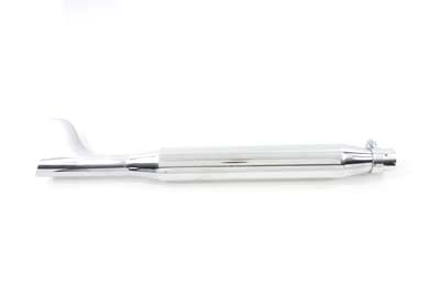 Chrome 30 inch Fishtail Muffler for Harley Big Twin