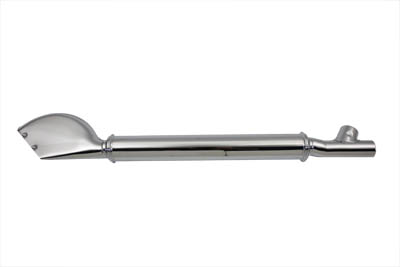 Chrome Stock Replacement Muffler w/ Built-in Y-Pipe 1936-40 UL & EL