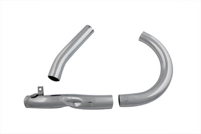 Exhaust Kit Chrome for 1937-1940 Harley UL Big Twin