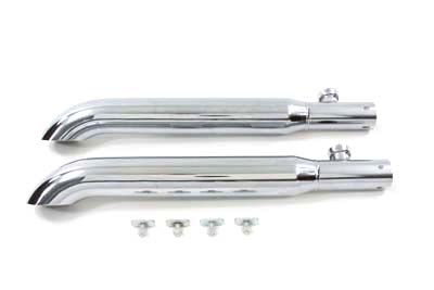 Turnout Style Slip-On Muffler Set for 2004-up XL Sportster