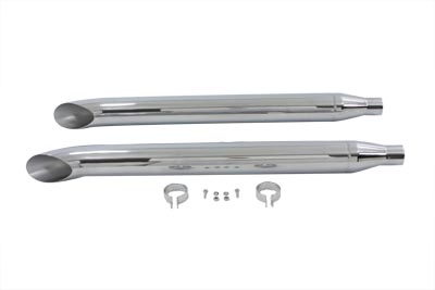 Chrome 36 in. Turn Out Muffler for Harley Big Twins & XL