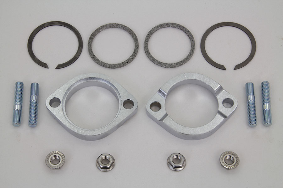 Exhaust Port Flange Kit for XL 2002-UP & 2004-UP Big Twins