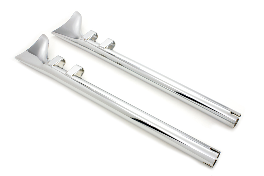 Chrome FLT 1995-UP Touring 30" Straight Fishtail Set