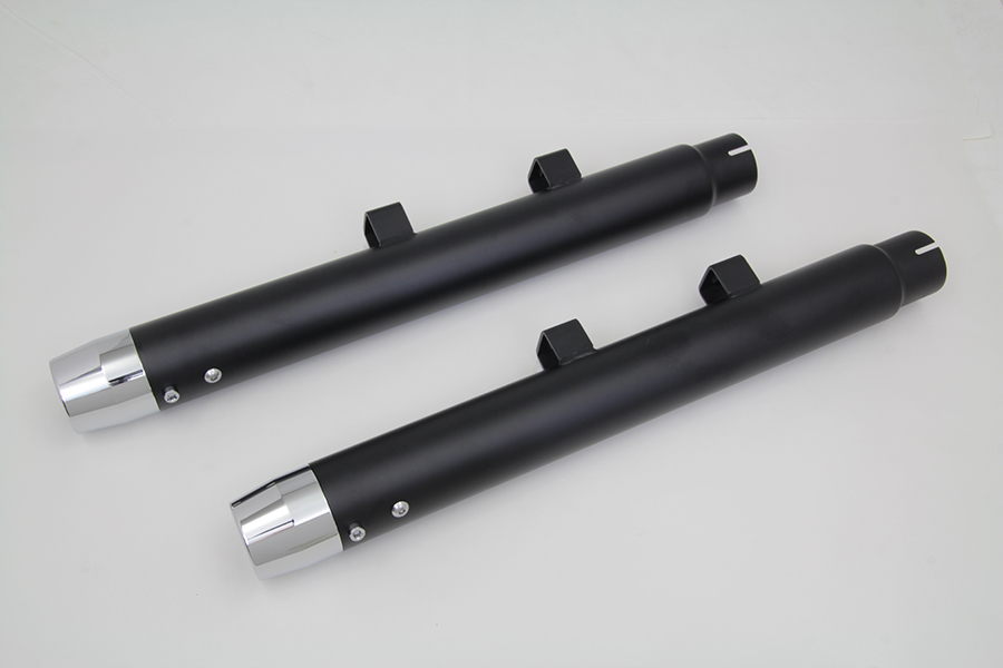 XL 2014-UP Sportsters 2-1/4" Diameter Black Straight Muffler Set