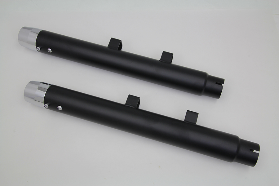 XL 2014-UP Sportsters 2-1/4" Diameter Black Straight Muffler Set