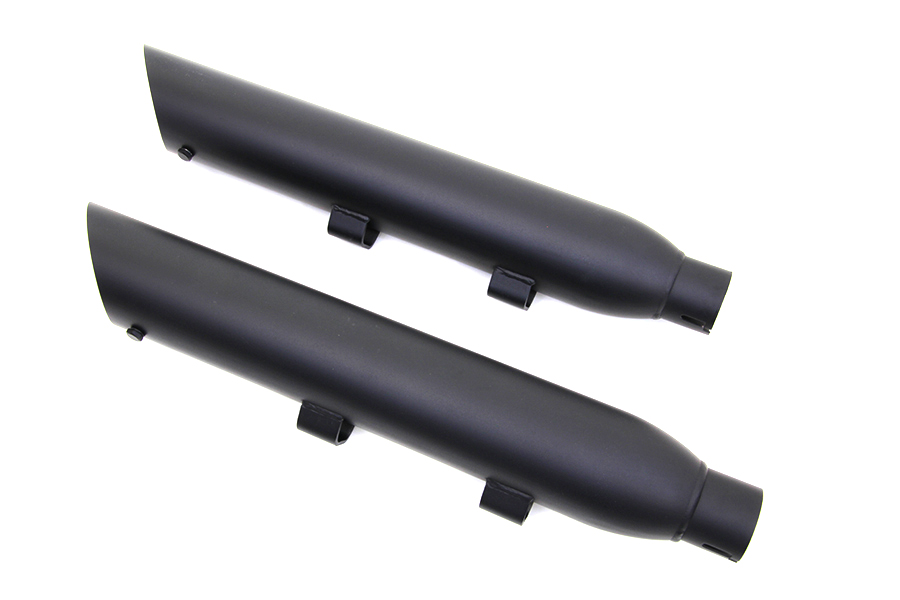 Wyatt Gatling XL 2014-UP Black Slash Muffler Set