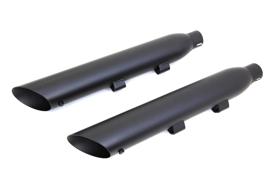 Wyatt Gatling XL 2014-UP Black Slash Muffler Set