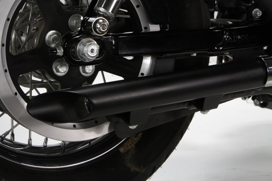 XLH 2004-2013 Black Drag Exhaust Pipe Extension Set