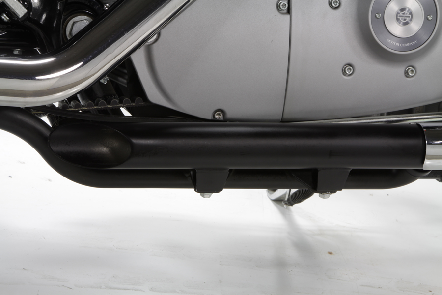 XLH 2004-2013 Black Drag Exhaust Pipe Extension Set