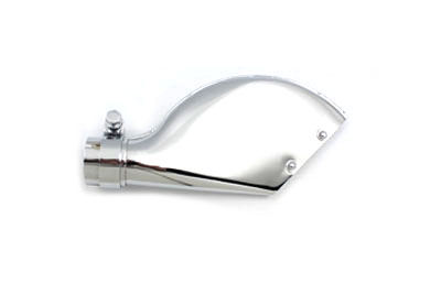 Chrome Batique Style Exhaust Pipe End for Big Twin & XL
