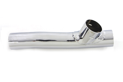 Replica Y Exhaust Header Pipe 10-1/2 in. for 1936-57 Harley EL & FL