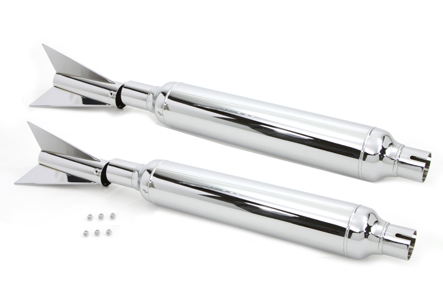 Chrome 22" FL 1958-1984 Dual Muffler Kit