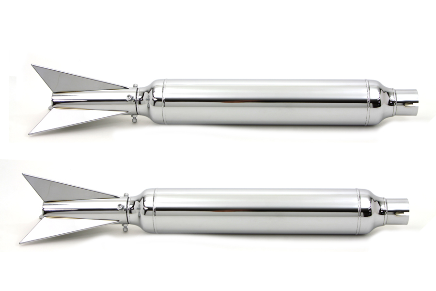 Chrome 22" FL 1958-1984 Dual Muffler Kit