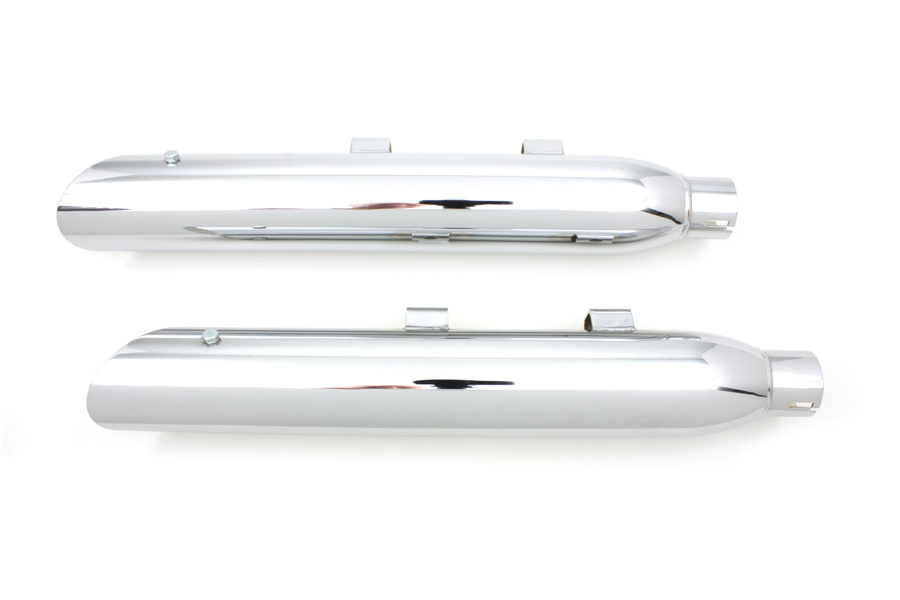 Chrome XL 2014-UP Slash Muffler Set