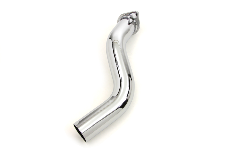 Chrome FLH 1966-1969 Rear Cylinder Exhaust Pipe