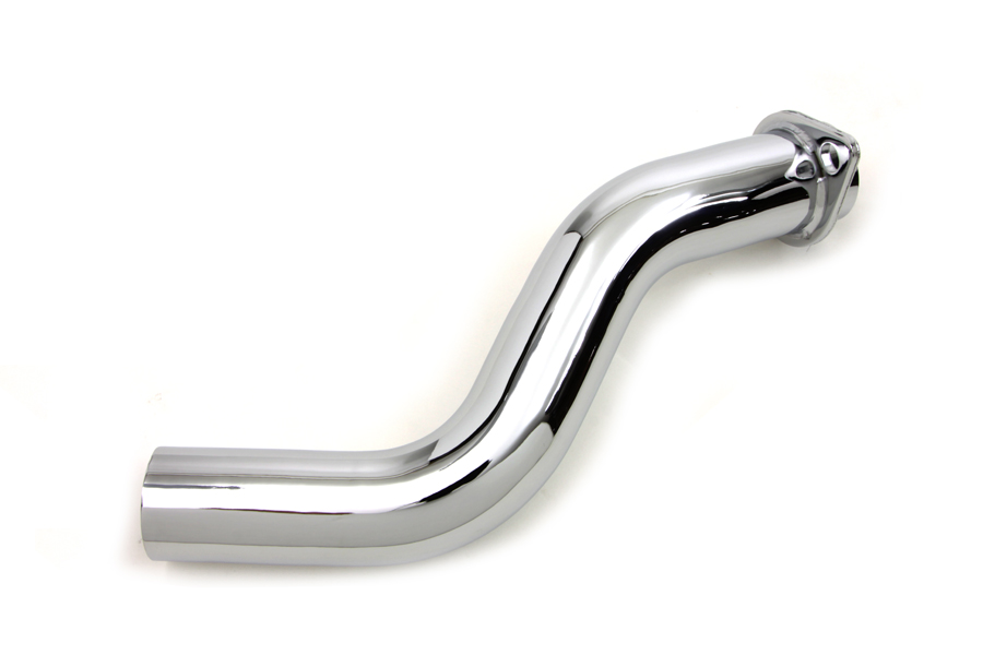 Chrome FLH 1966-1969 Rear Cylinder Exhaust Pipe