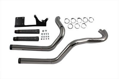 2 Into 2 Exhaust System Flush Cut Style for XL 2004-UP