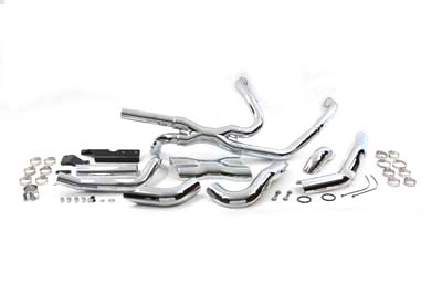 Vance Power Dual Exhaust Header Pipes for FLH & FLT 2009-11