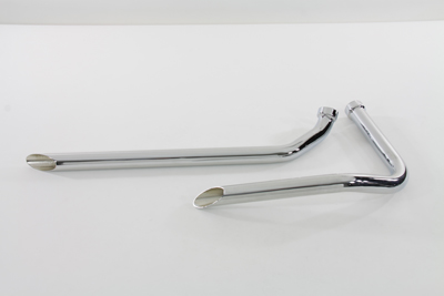 Harley Outside Rigid Shot Gun Drag Pipes Set for 1948-1965 Panhead