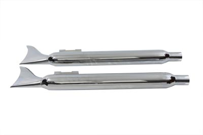 Radii FishTail Muffler Set 2.5 in. OD for 1995-UP Harley FLT-FLHT