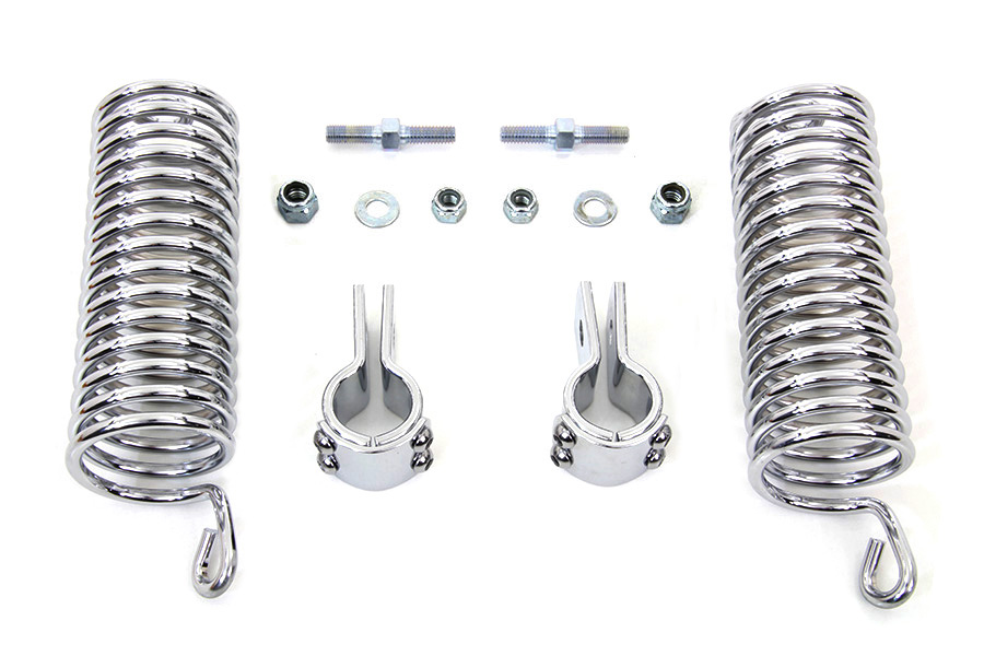 Chrome 7" Seat Spring Kit for EL 1936-1952 & FL 1941-1957