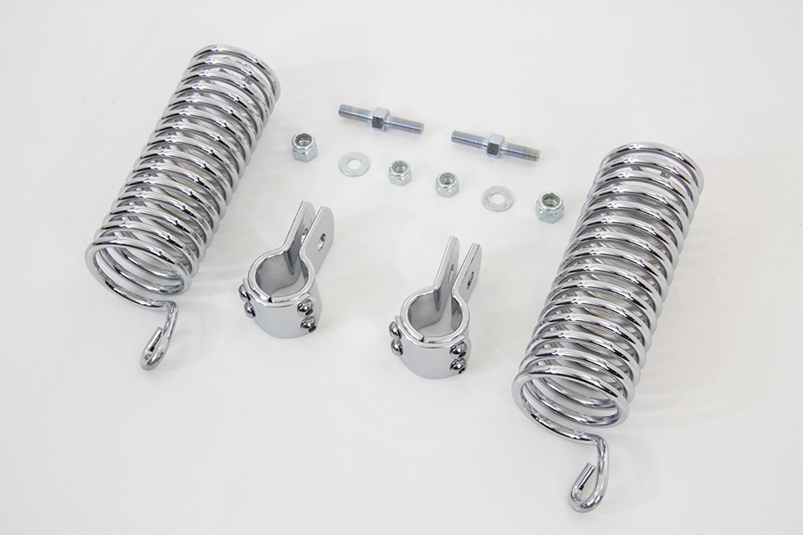 Chrome 7" Seat Spring Kit for EL 1936-1952 & FL 1941-1957