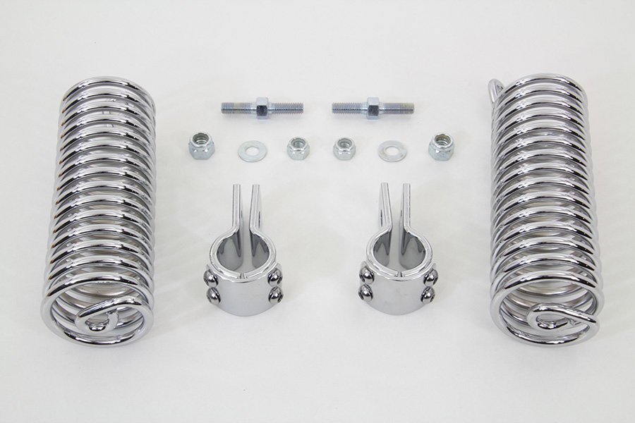 Chrome 7" Seat Spring Kit for EL 1936-1952 & FL 1941-1957