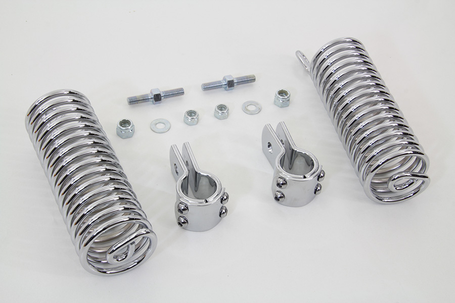 Chrome 7" Seat Spring Kit for EL 1936-1952 & FL 1941-1957