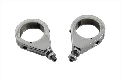 Turn Signal Clamp Set with Grooves 41mm for Harleys